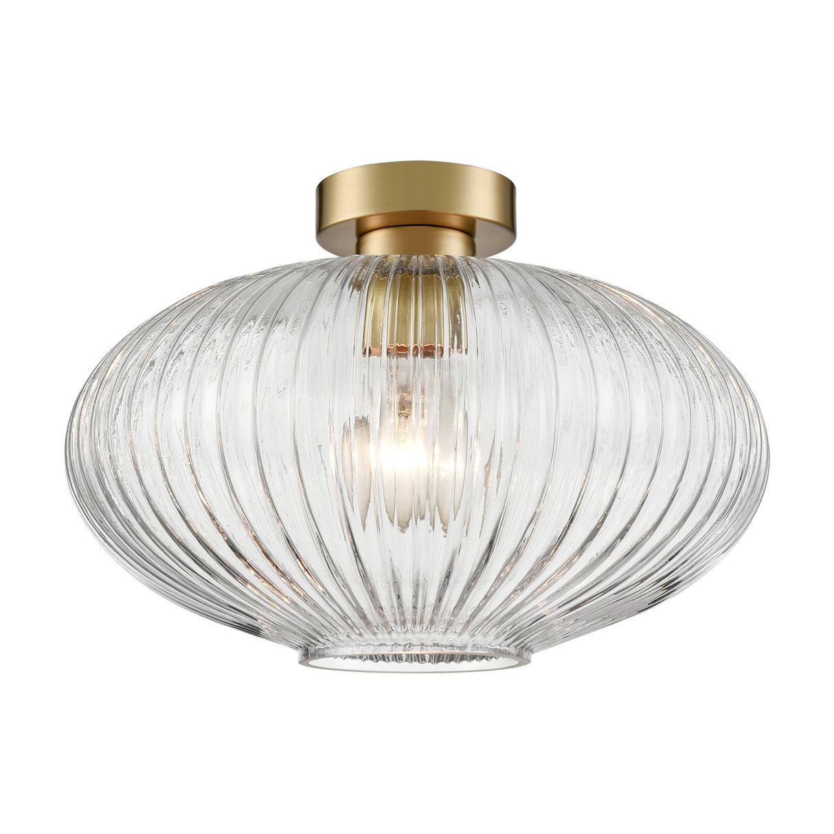 Mezcla ceiling light in brass finish, alternative view