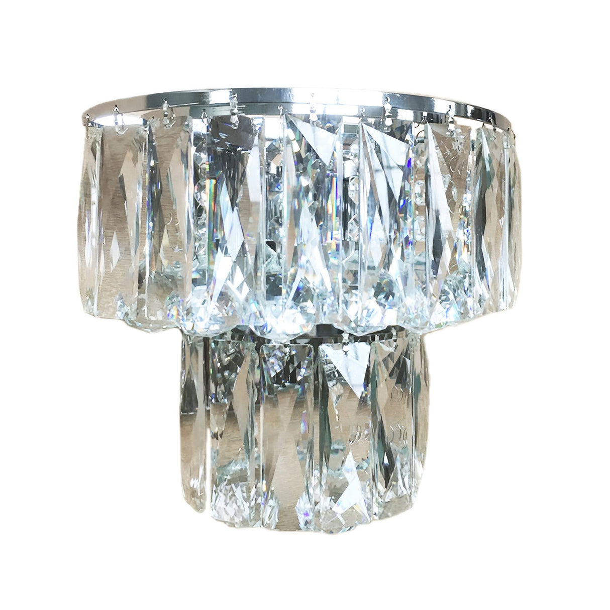 Liora 3 Light Crystal Wall Light - Chrome