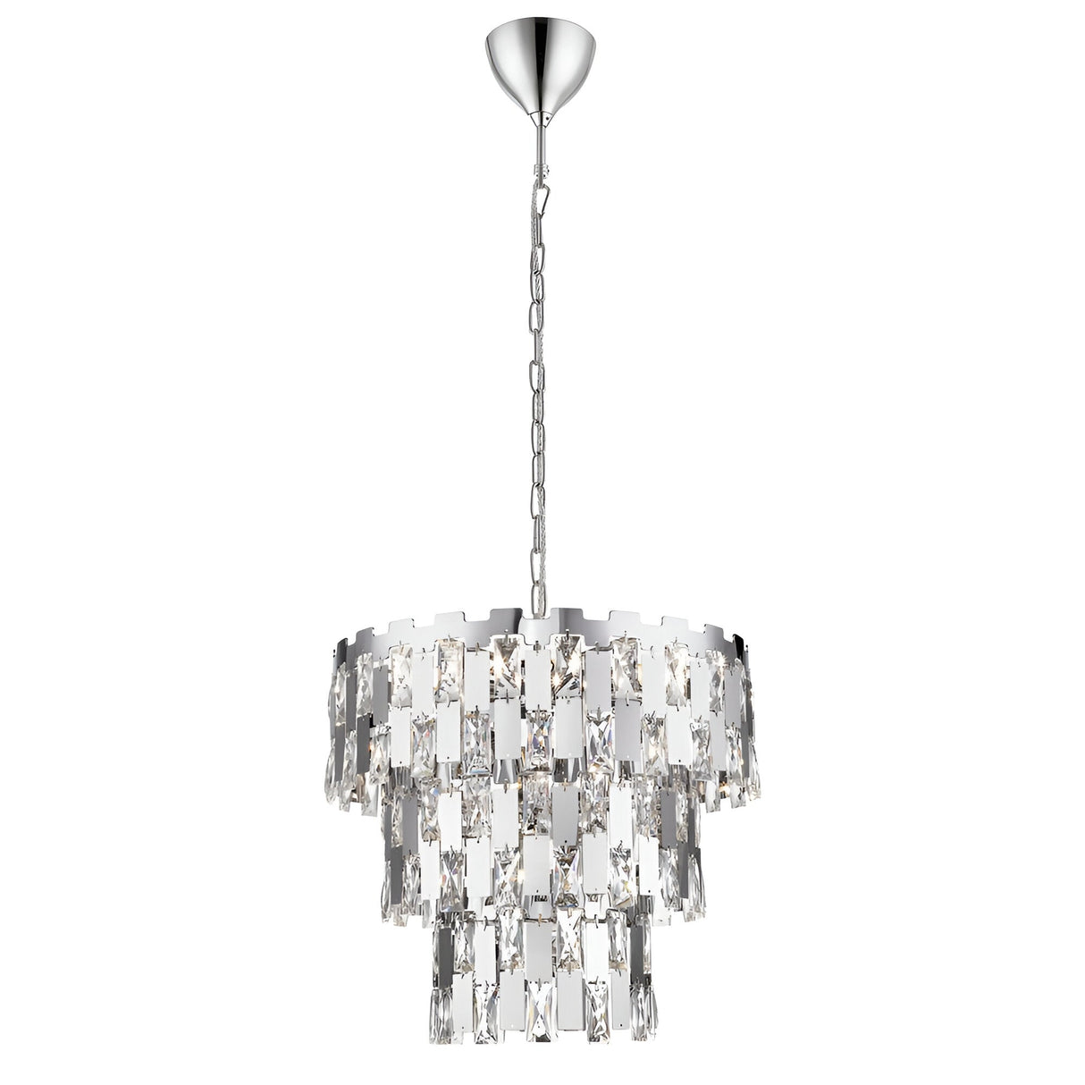 Sylva 9 Light Crystal Chandelier - Chrome