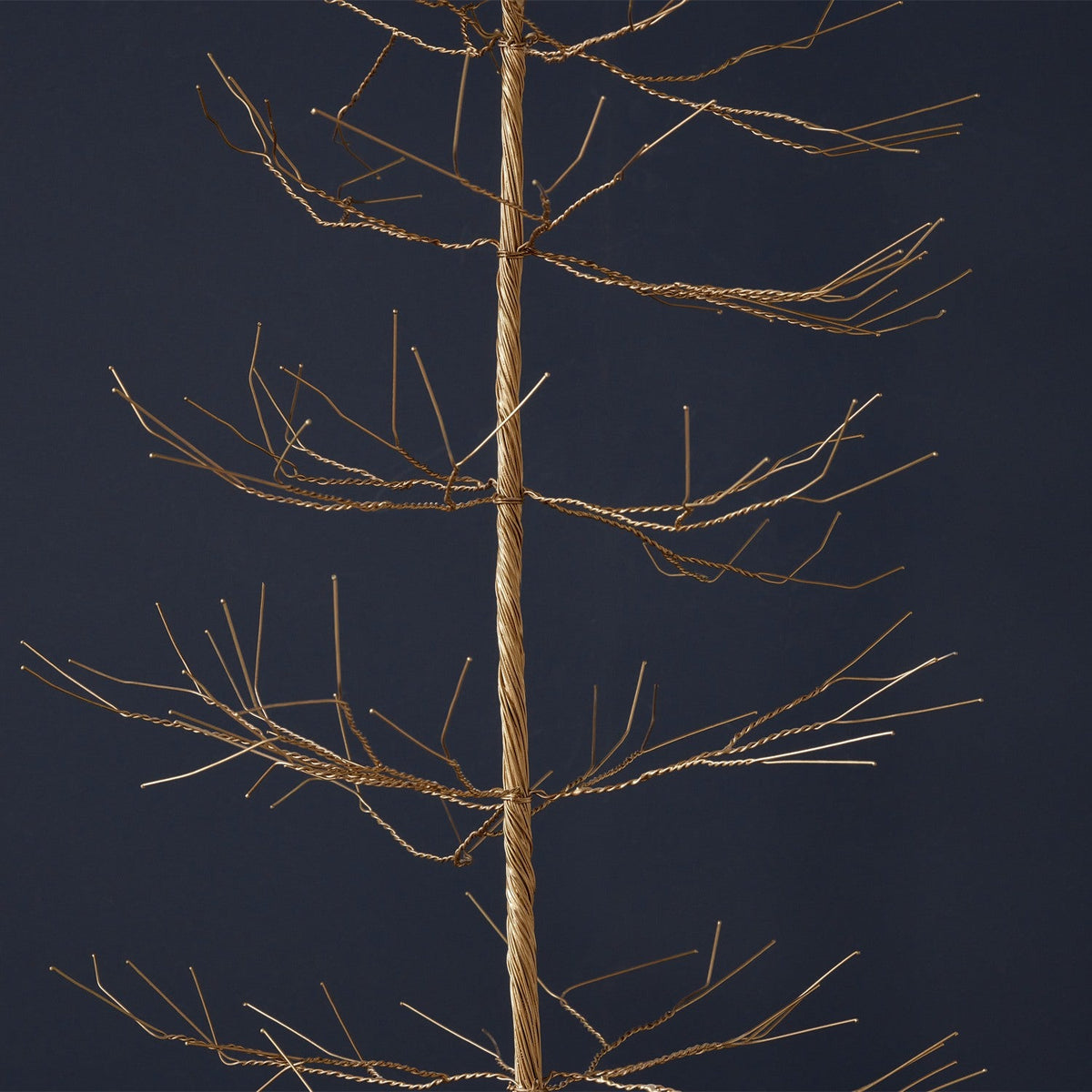 Prevessa Extra Large Wire Christmas Tree - Brass