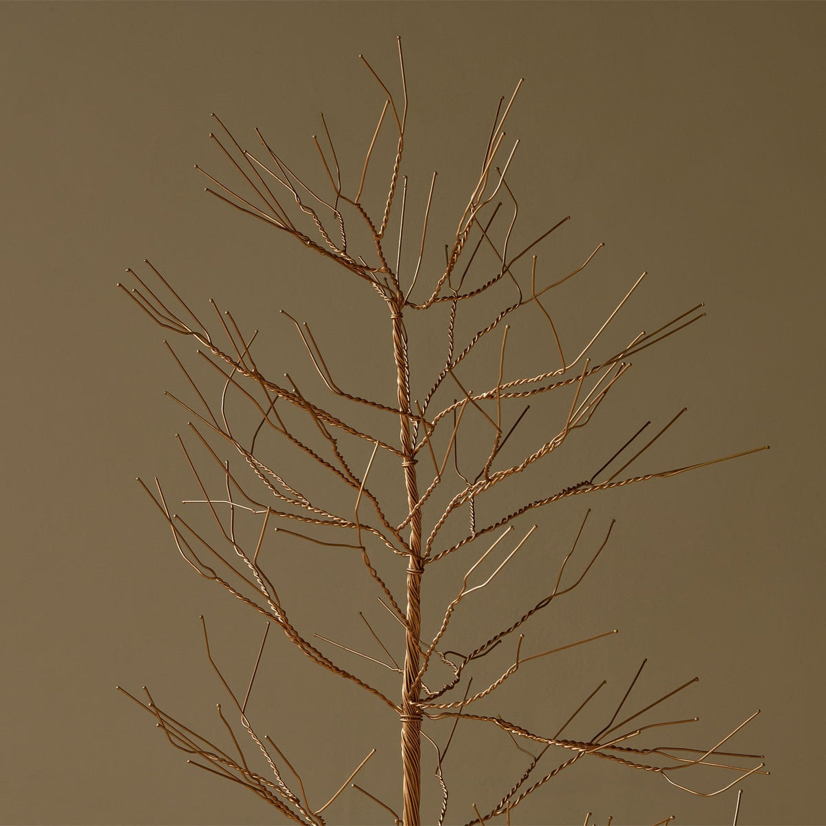 Prevessa Extra Large Wire Christmas Tree - Brass