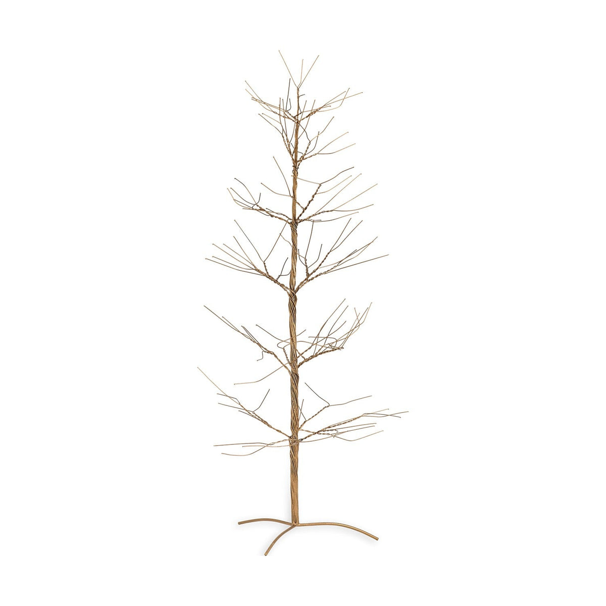 Charida Large Wire Christmas Tree - Brass