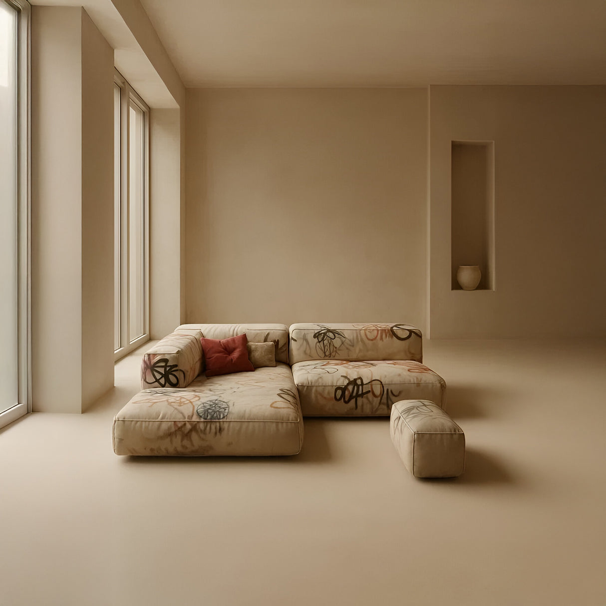 Trace Pop 5 Seater Modular Sofa