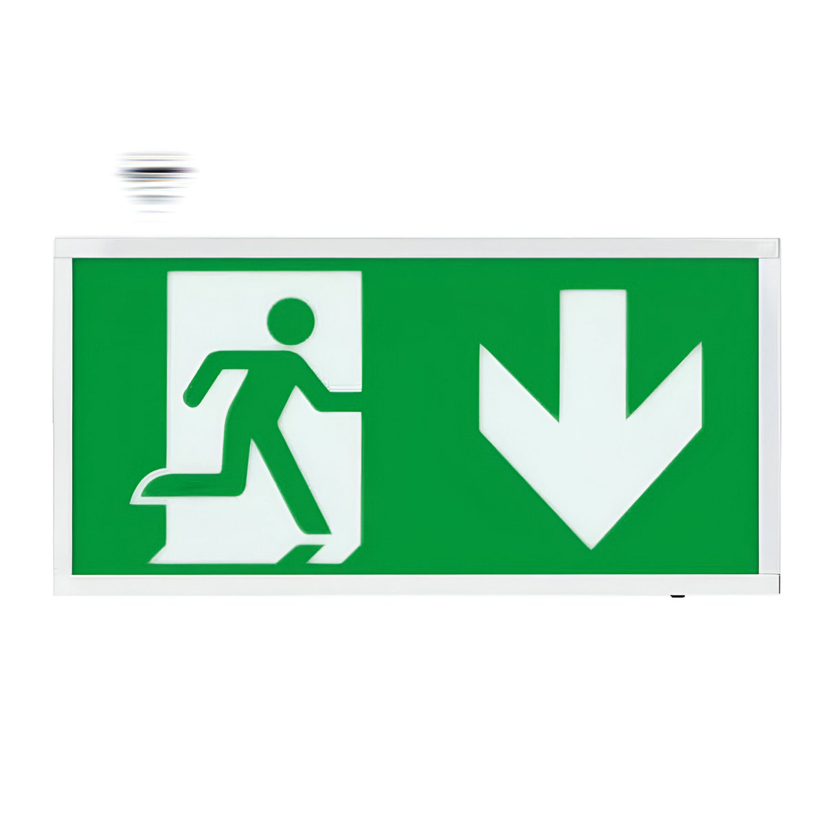 Duceri Emergency Surface Exit Box 3W LED Up Legend Lithium Battery Maintained - White