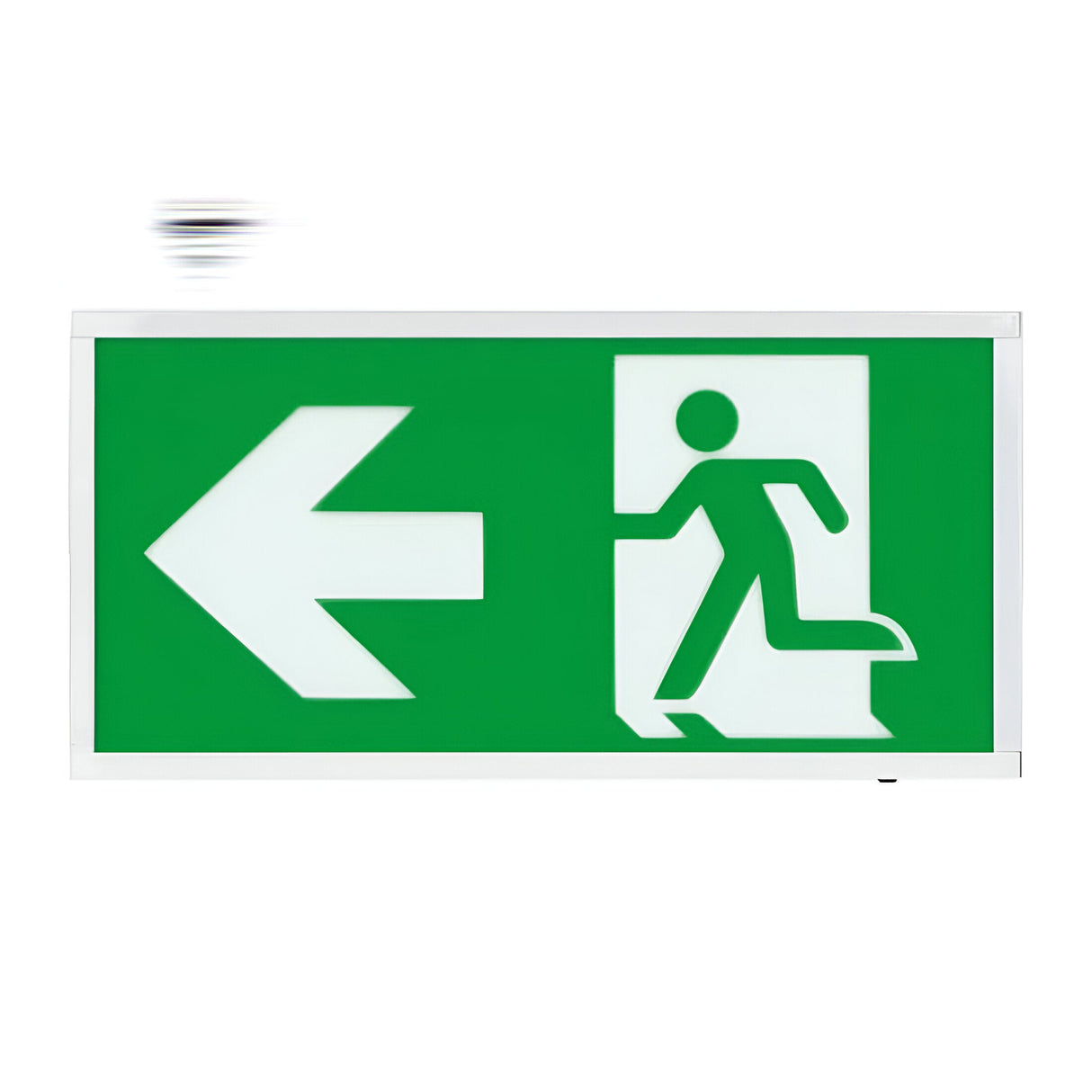 Duceri Emergency Surface Exit Box 3W LED Left Legend Lithium Battery Maintained - White