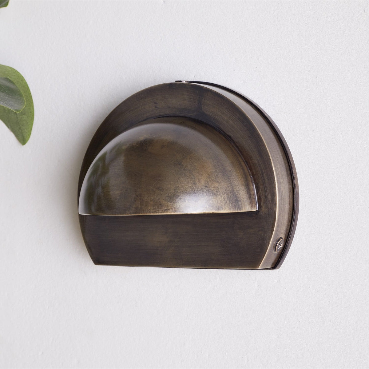 Datu Outdoor Wall Light - Antique Brass