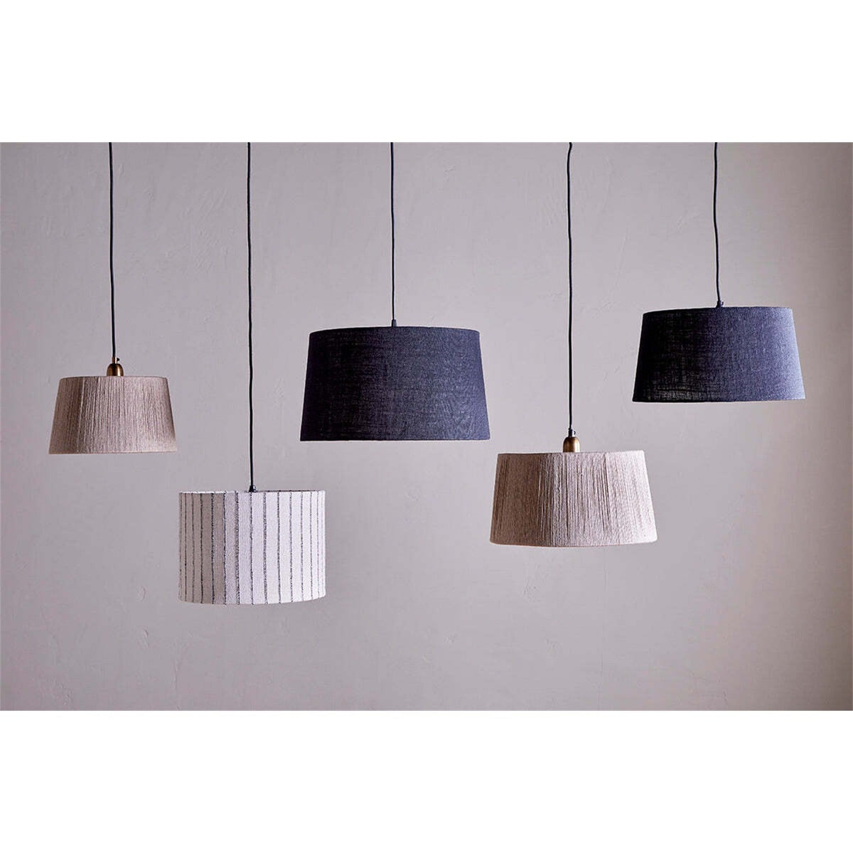 Dia Small Jute Lampshade - Ink