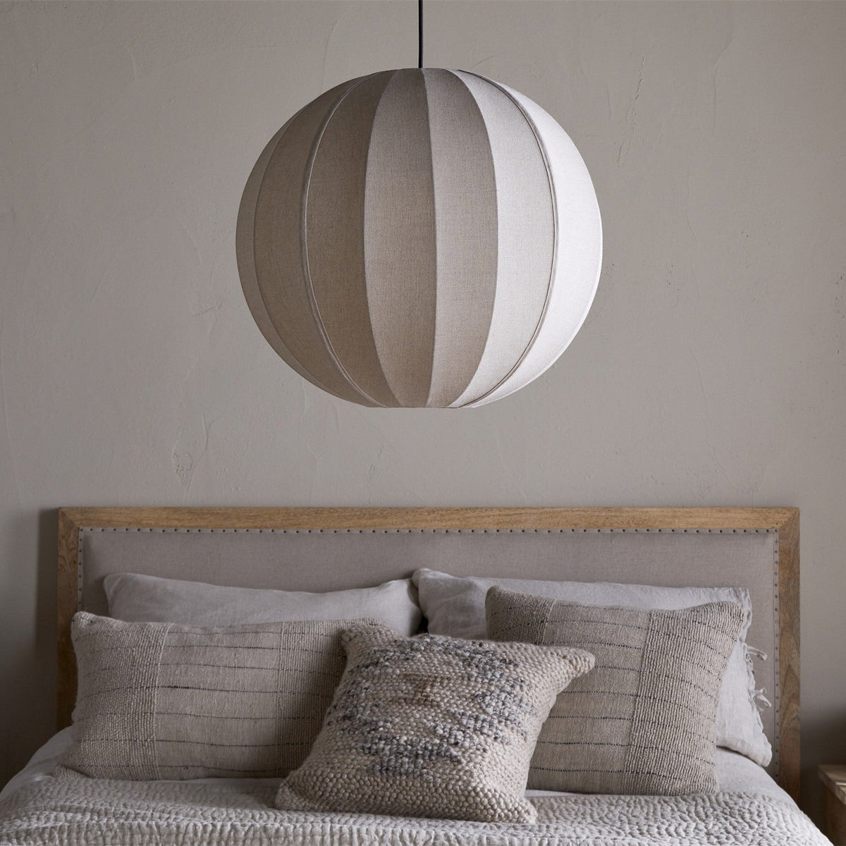 Dharini Linen Lampshade - Natural