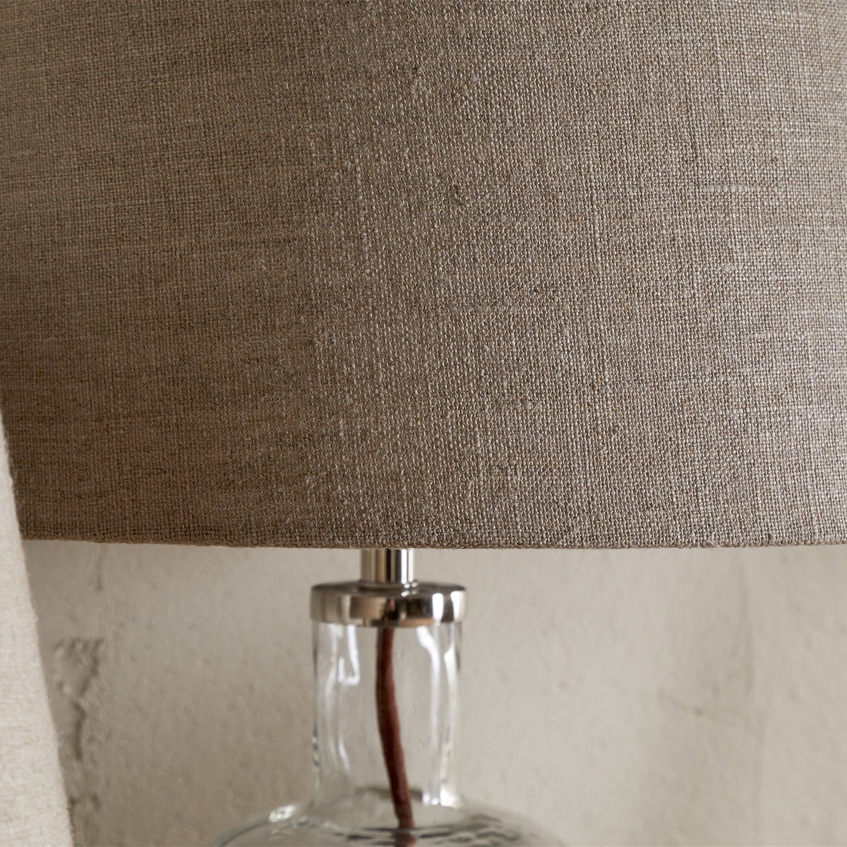 Embaata Extra Large Linen Lampshade - Natural
