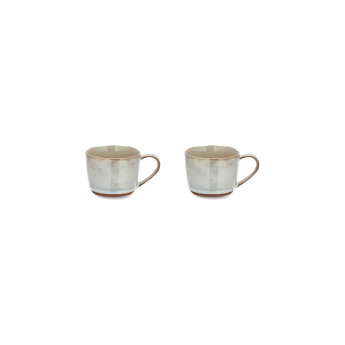 Edo Small Stoneware Mug - Terracotta - Set of 2