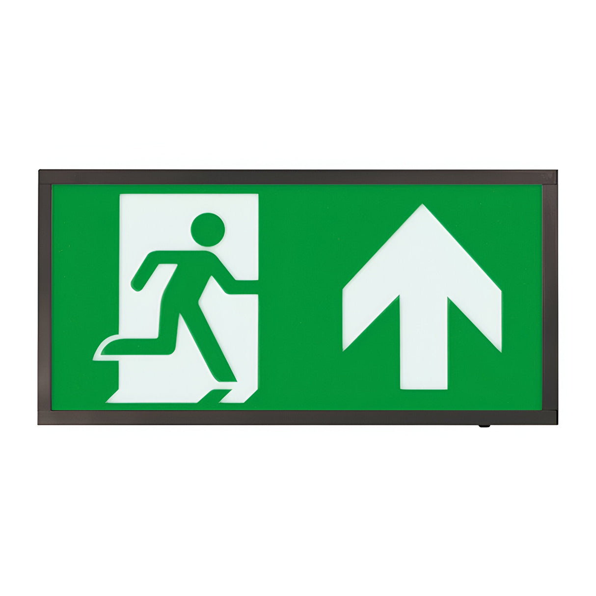 Duceri Emergency Exit Box Up Legend 3W LED Maintained - Black