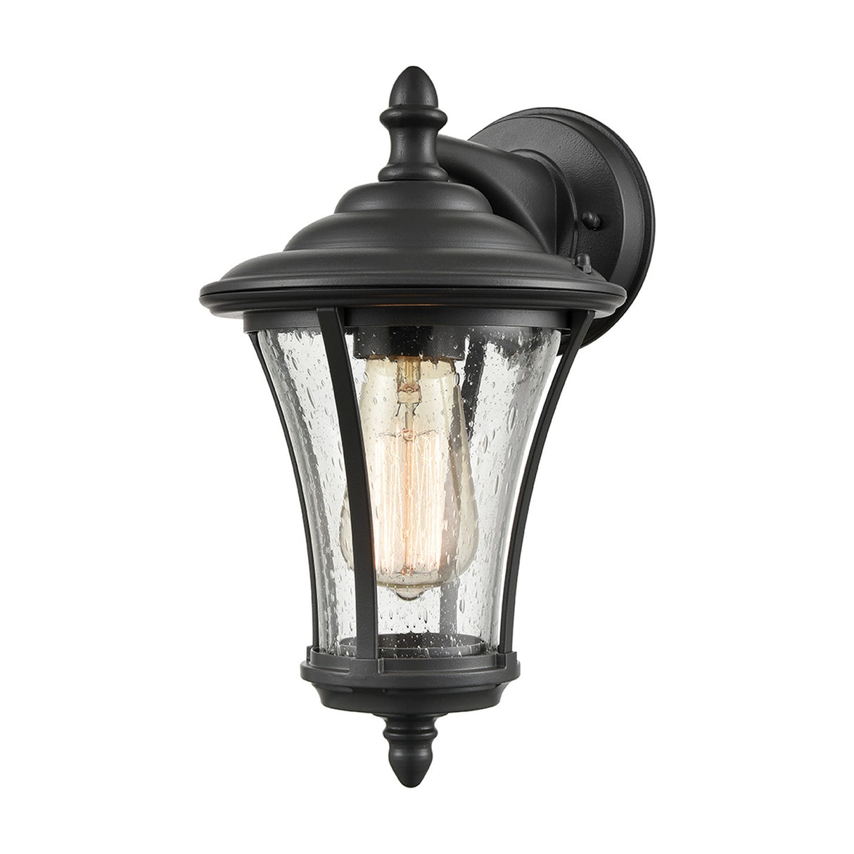 Alfresco wall light in dark grey finish