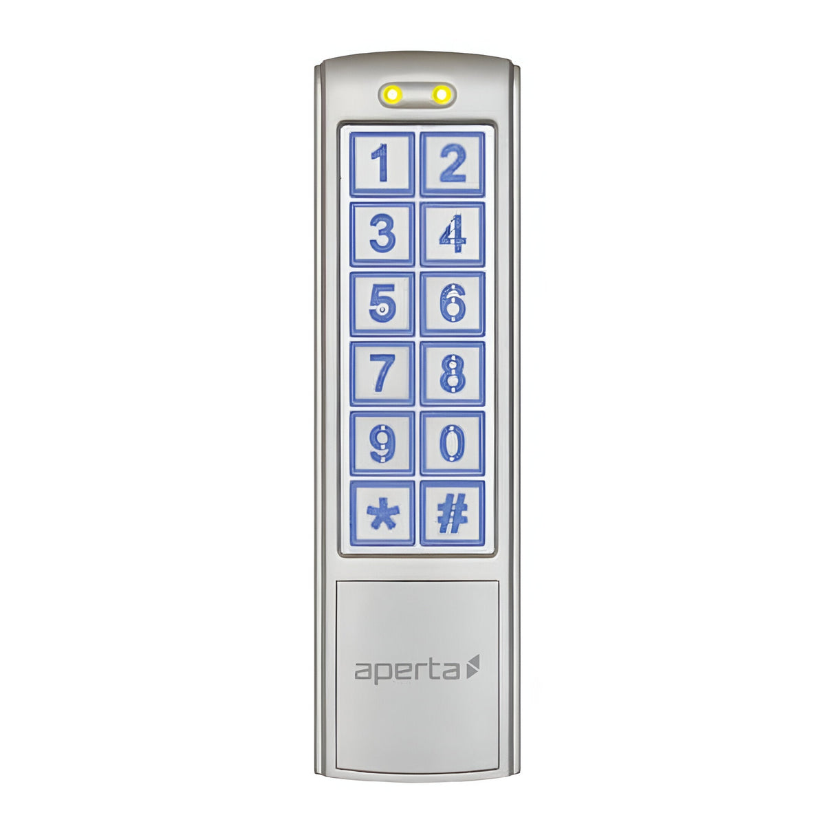 Proximity/Code Entry Keypad With 10 Tags - Silver