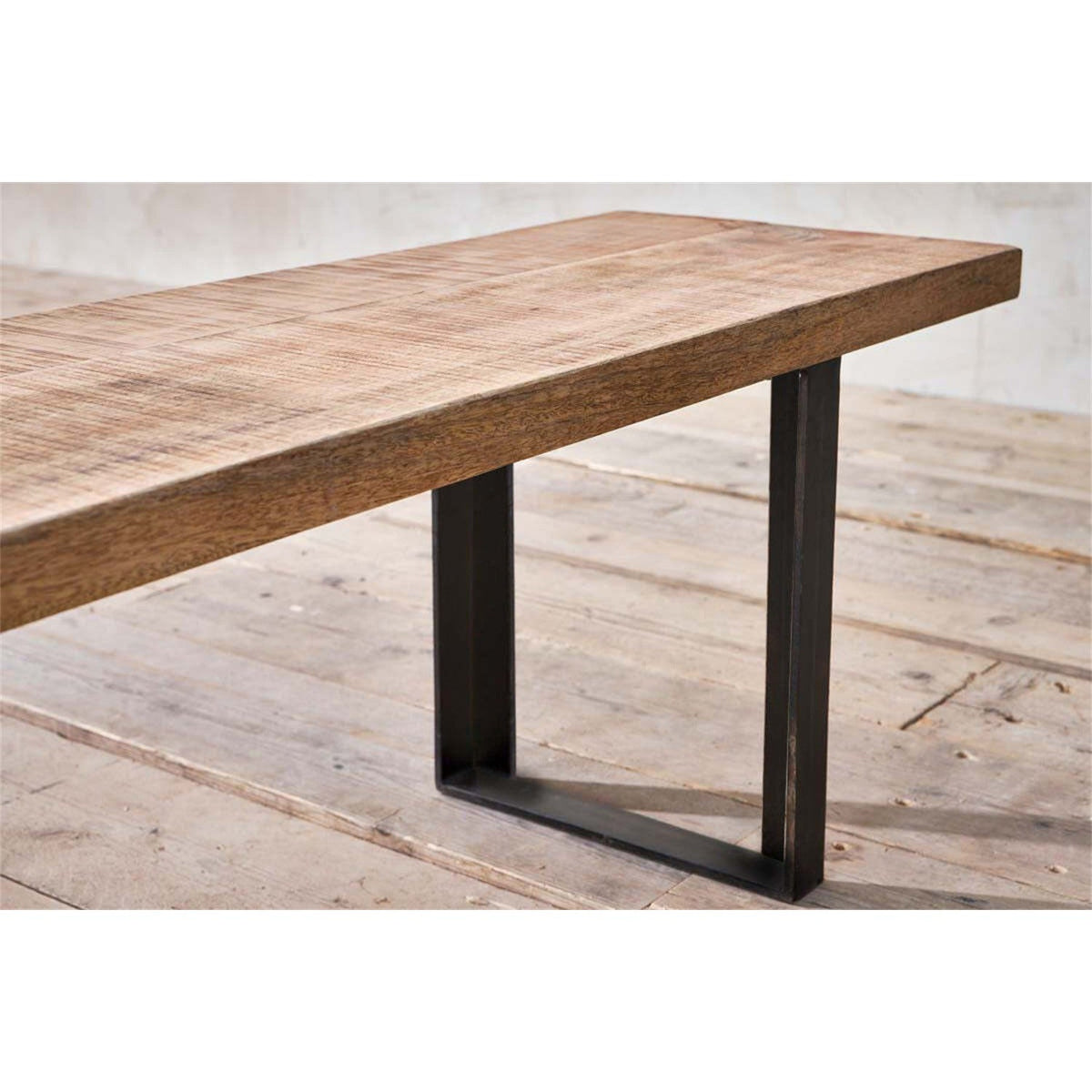 Fia Small Mango Wood Bench - Natural