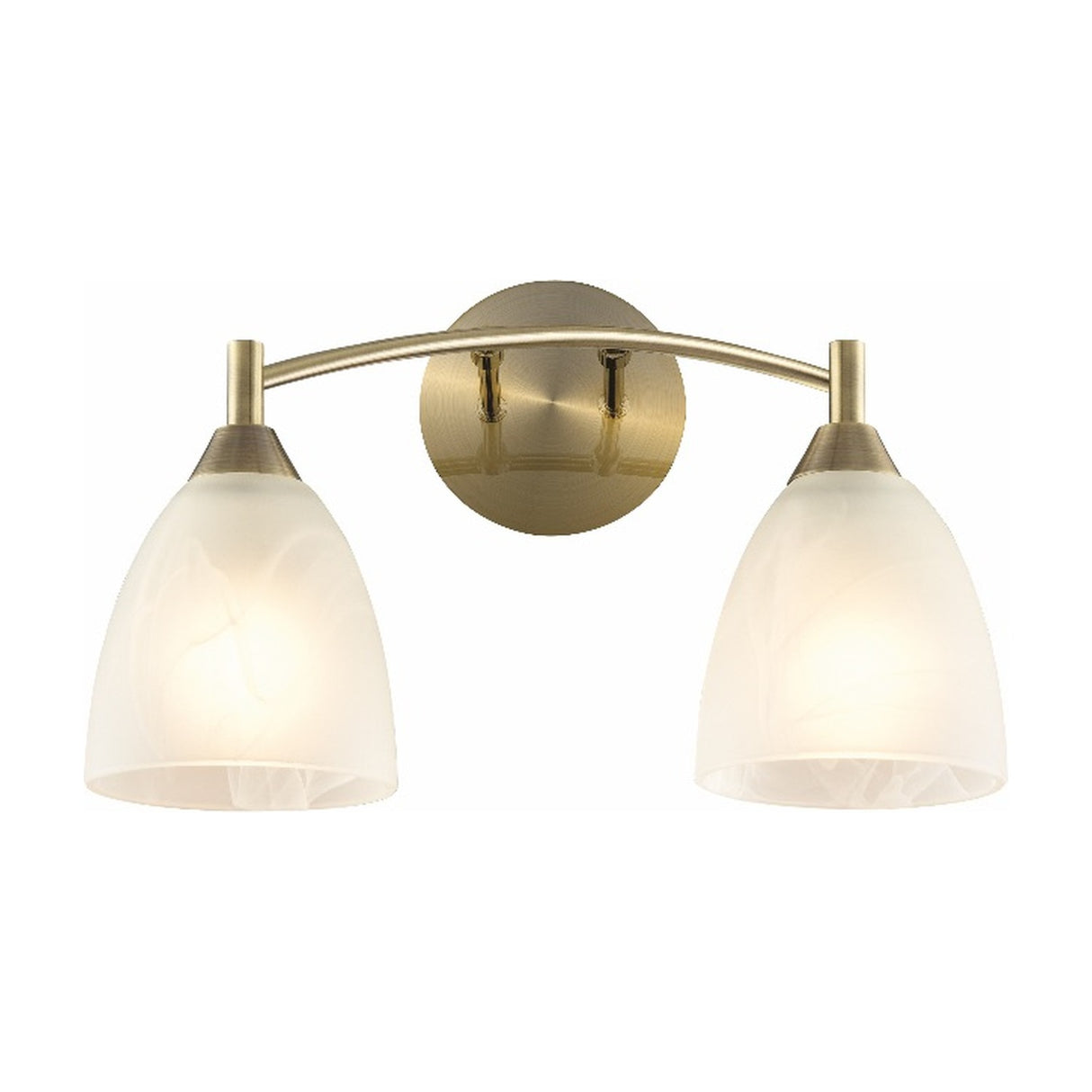 Emmy 2 light wall light in bronze finish