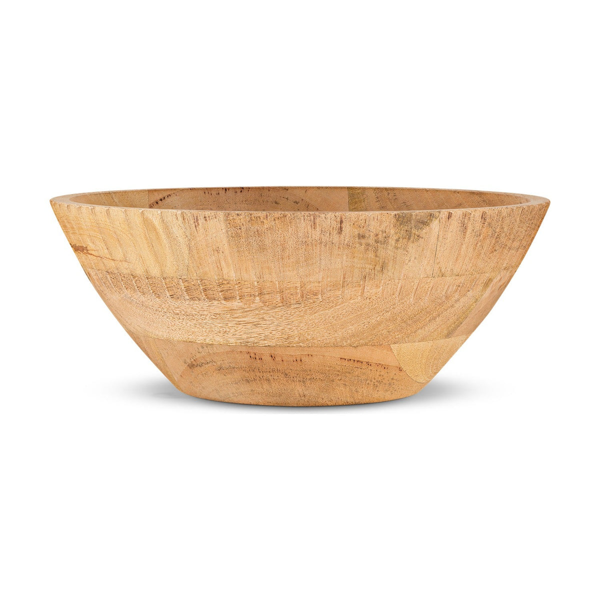 Gavivi Large Mango Wood Serving Bowl - Natural