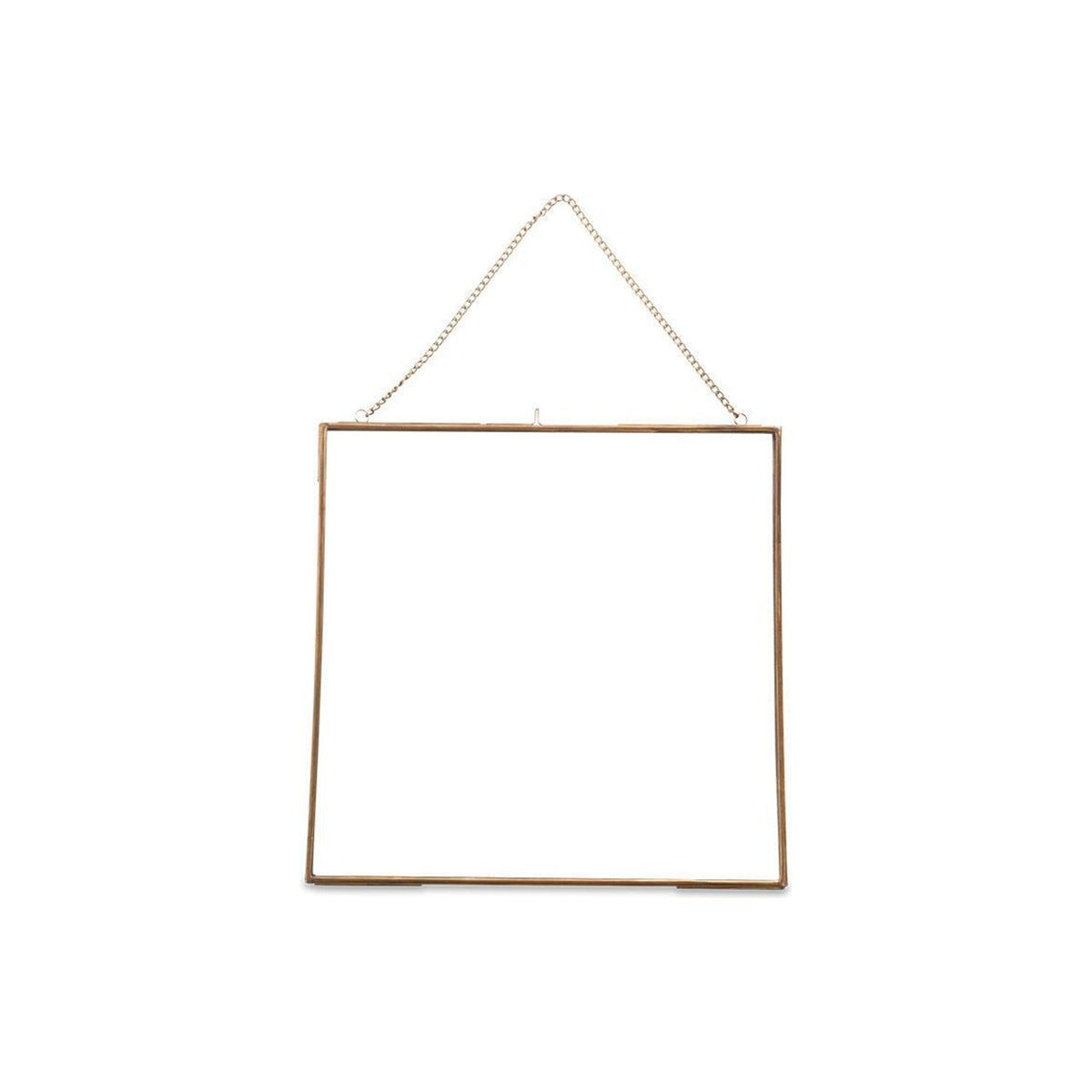 Kiko Gigantic Square Photo Frame - Antique Brass