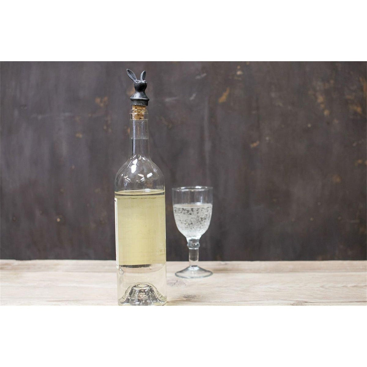 Hare Bottle Stopper - Antique Iron
