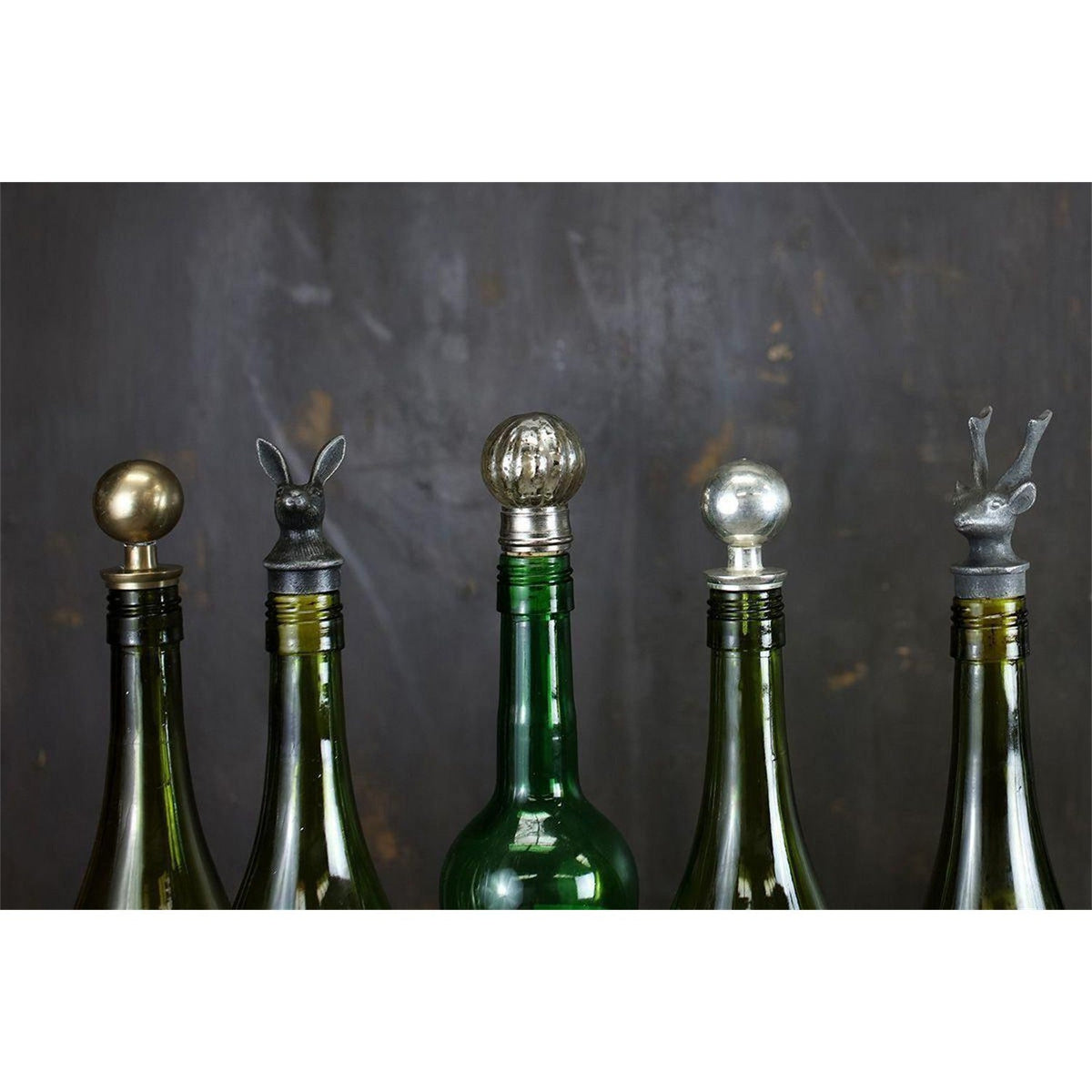 Hare Bottle Stopper - Antique Iron