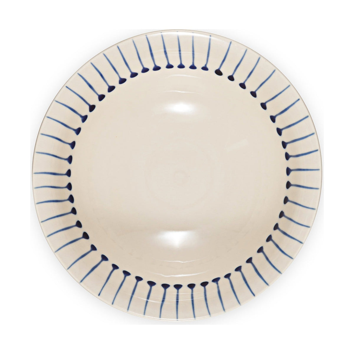 Iba Large Ceramic Cereal Bowl - Indigo