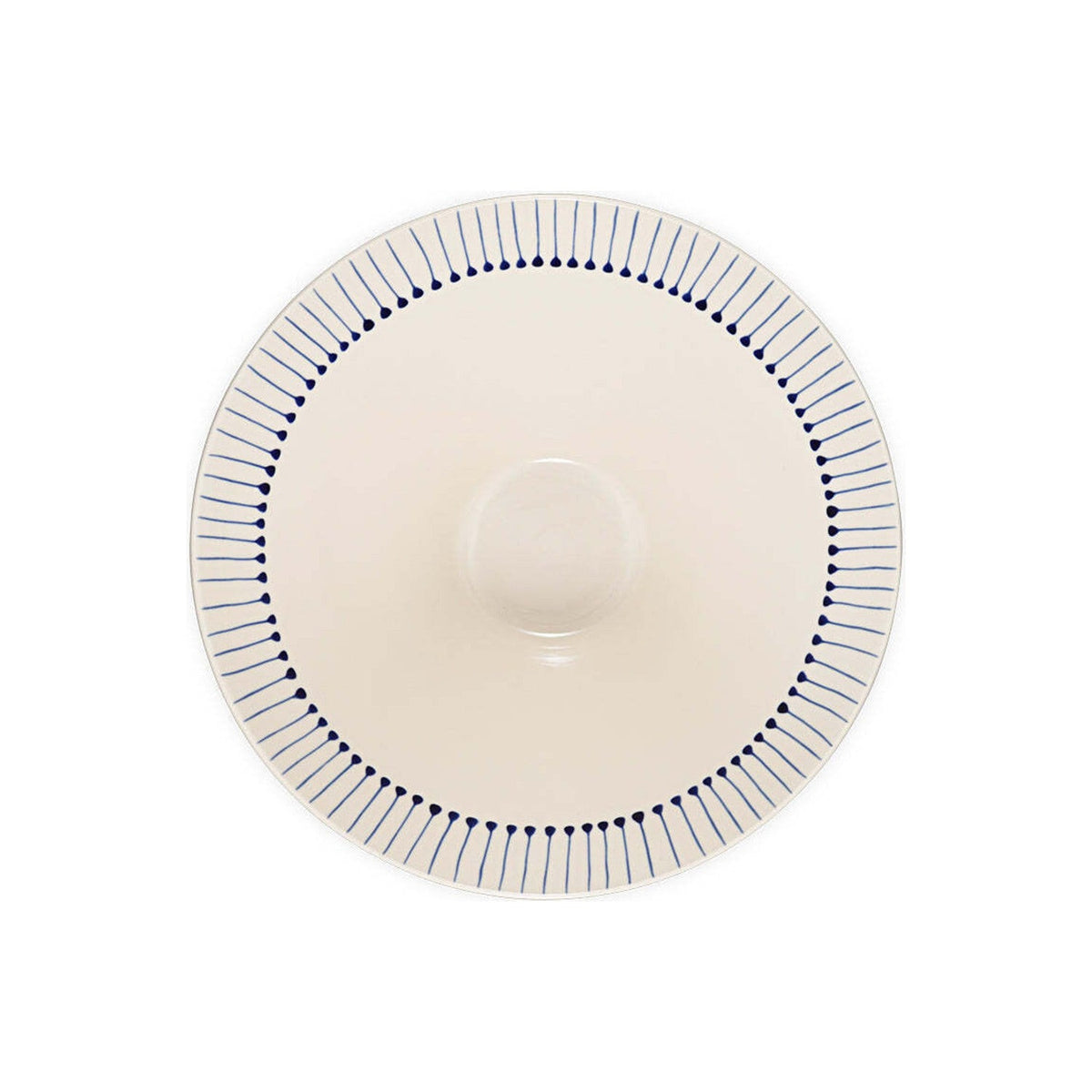 Iba Large Ceramic Serving Bowl - Indigo