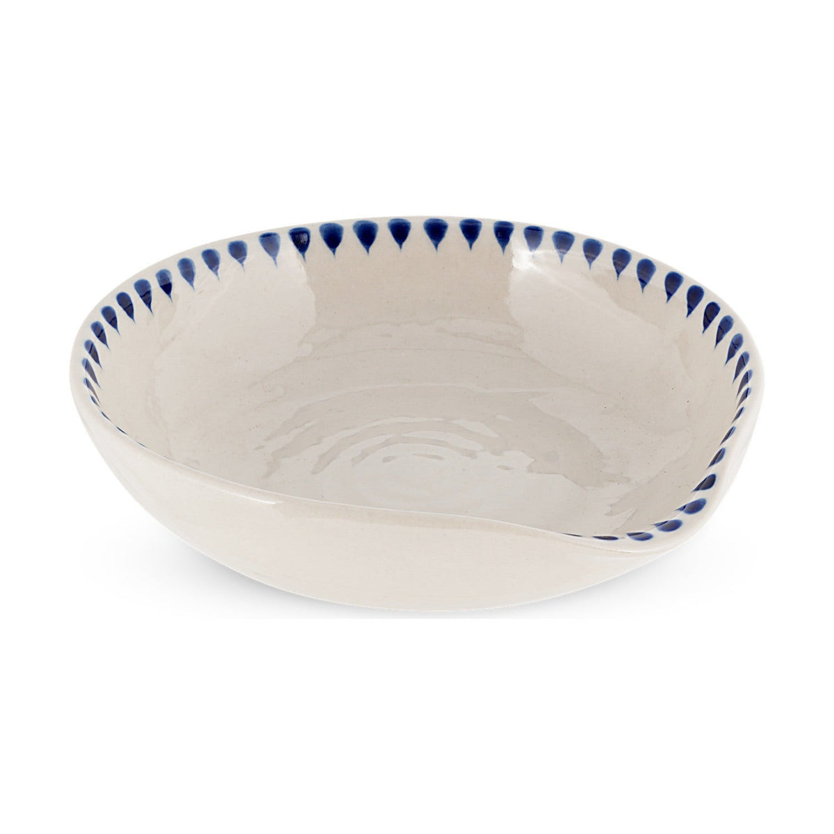 Indigo Drop Ceramic Spoon Rest - Indigo