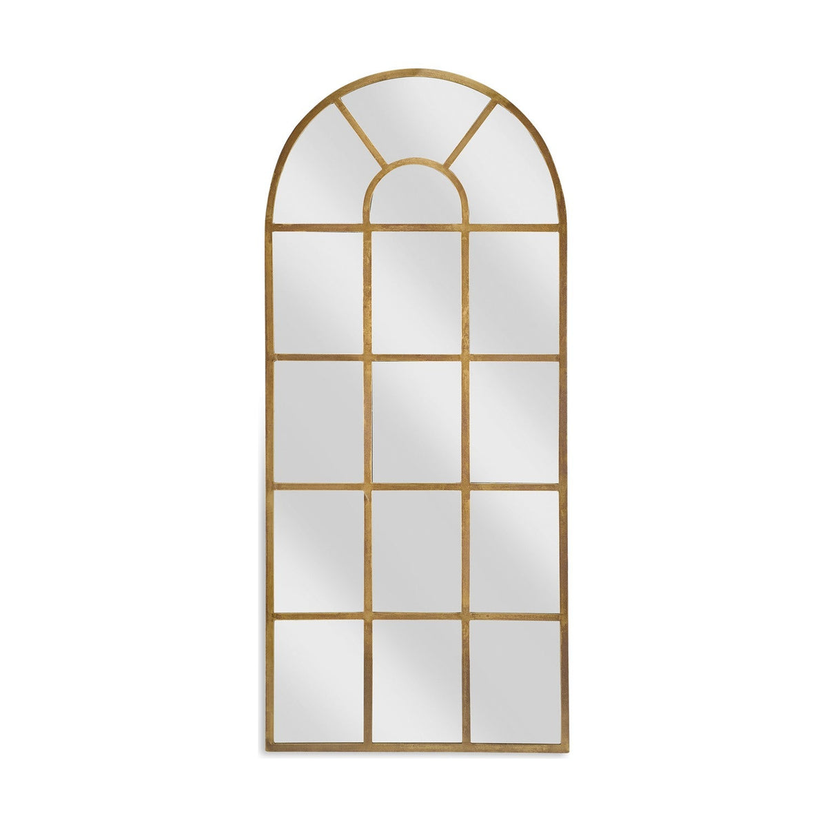 Imoma Iron Arched Full Length Mirror - Brass