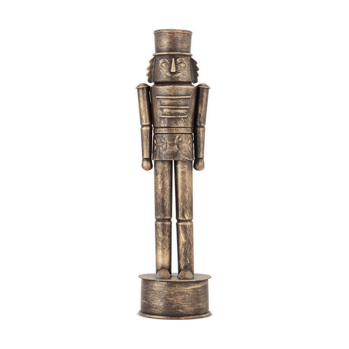 Imay Small Nutcracker Decoration - Antique Brass