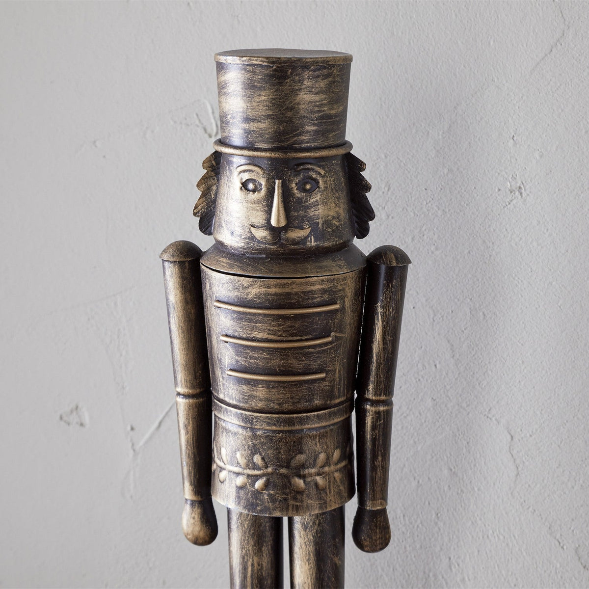 Imay Large Nutcracker Decoration - Antique Brass