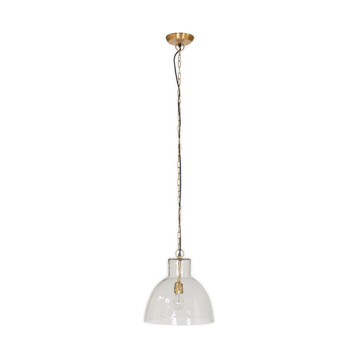 Inayah Recycled Glass Pendant Light - Clear