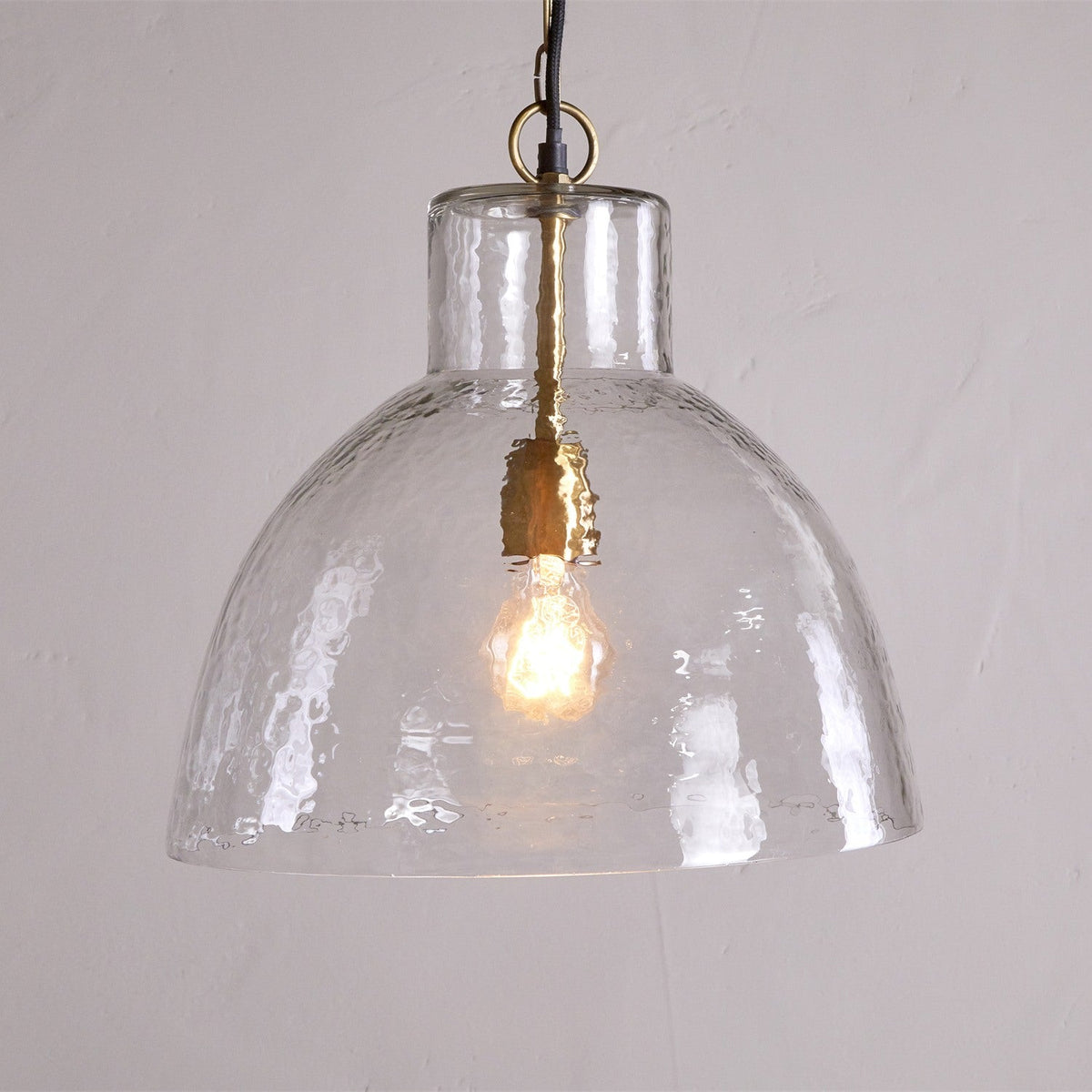 Inayah Recycled Glass Pendant Light - Clear