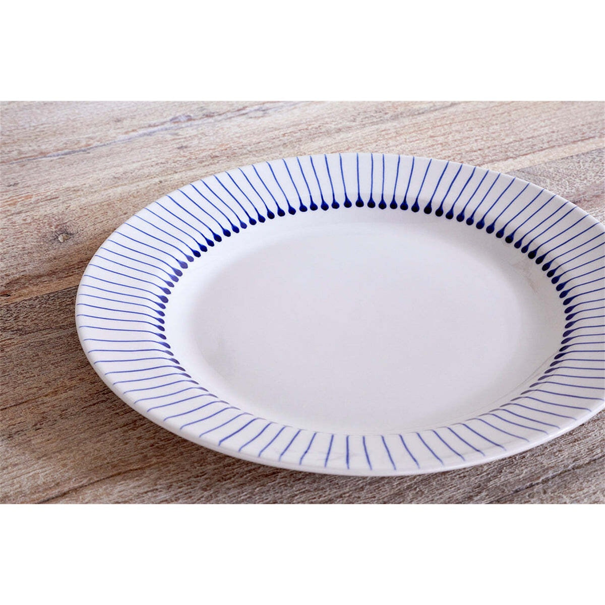 Iba Ceramic Dinner Plate - Indigo