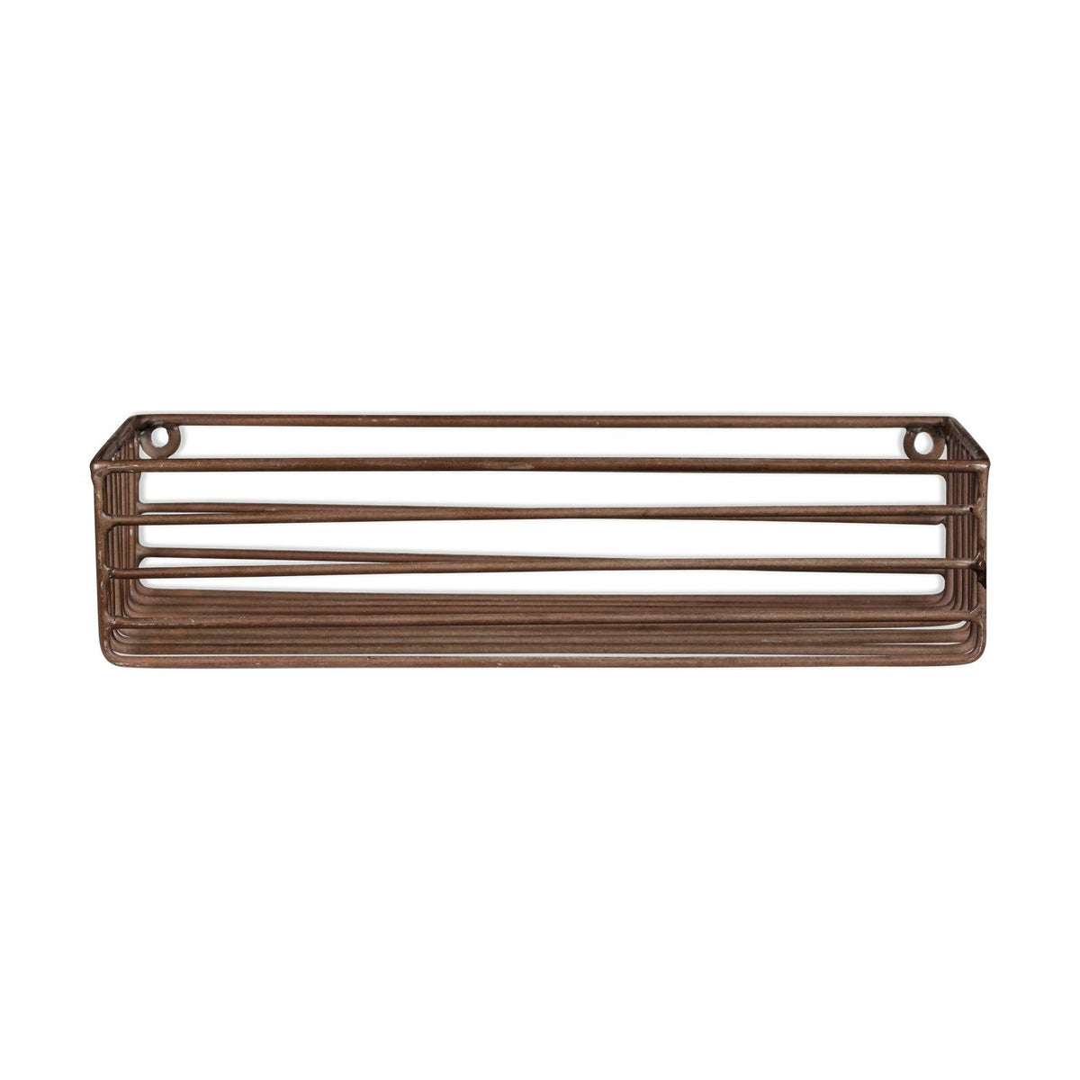 Indore Wire Wall Shelf - Aged Brass
