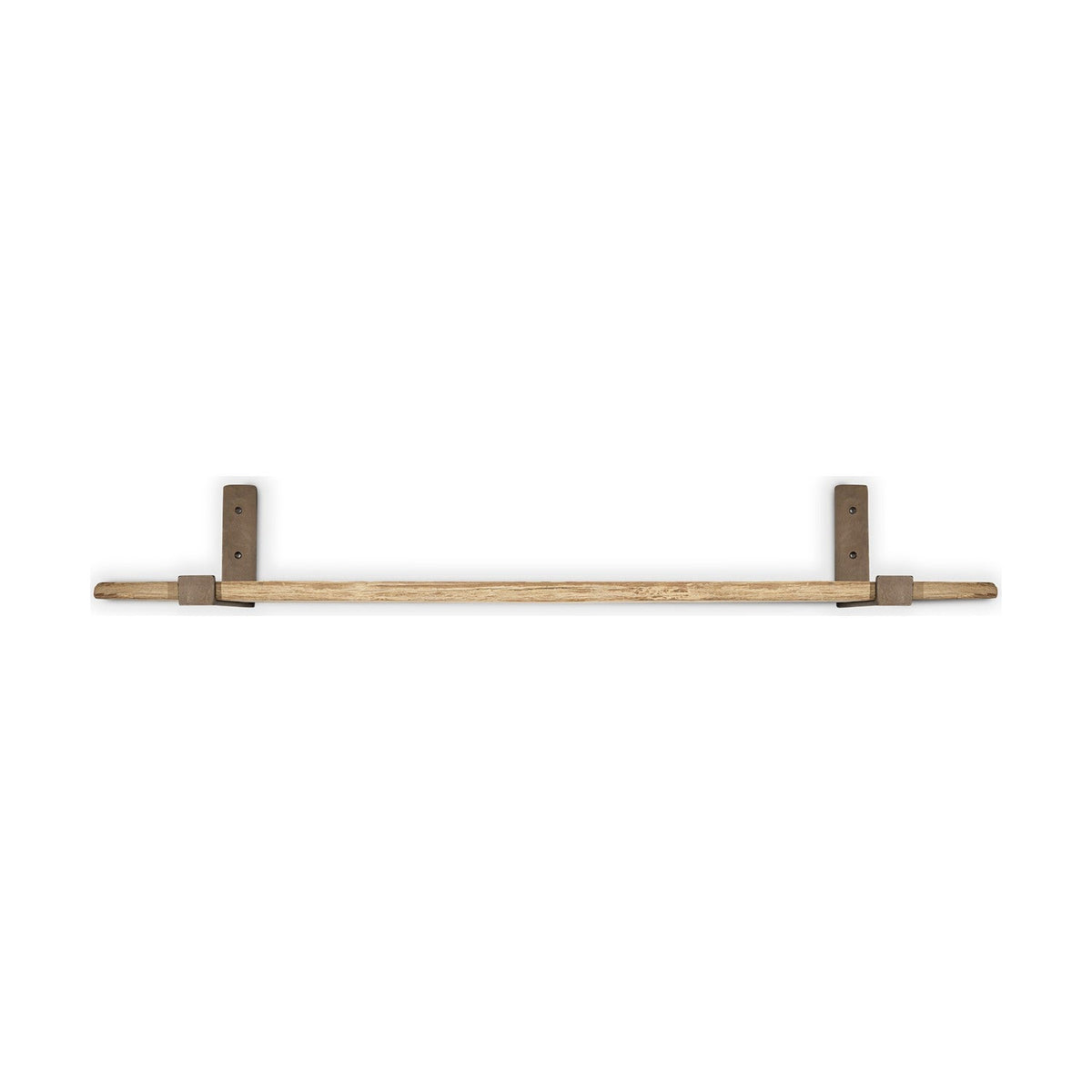 Ibo Large Reclaimed Wood & Iron Wall Shelf - Natural