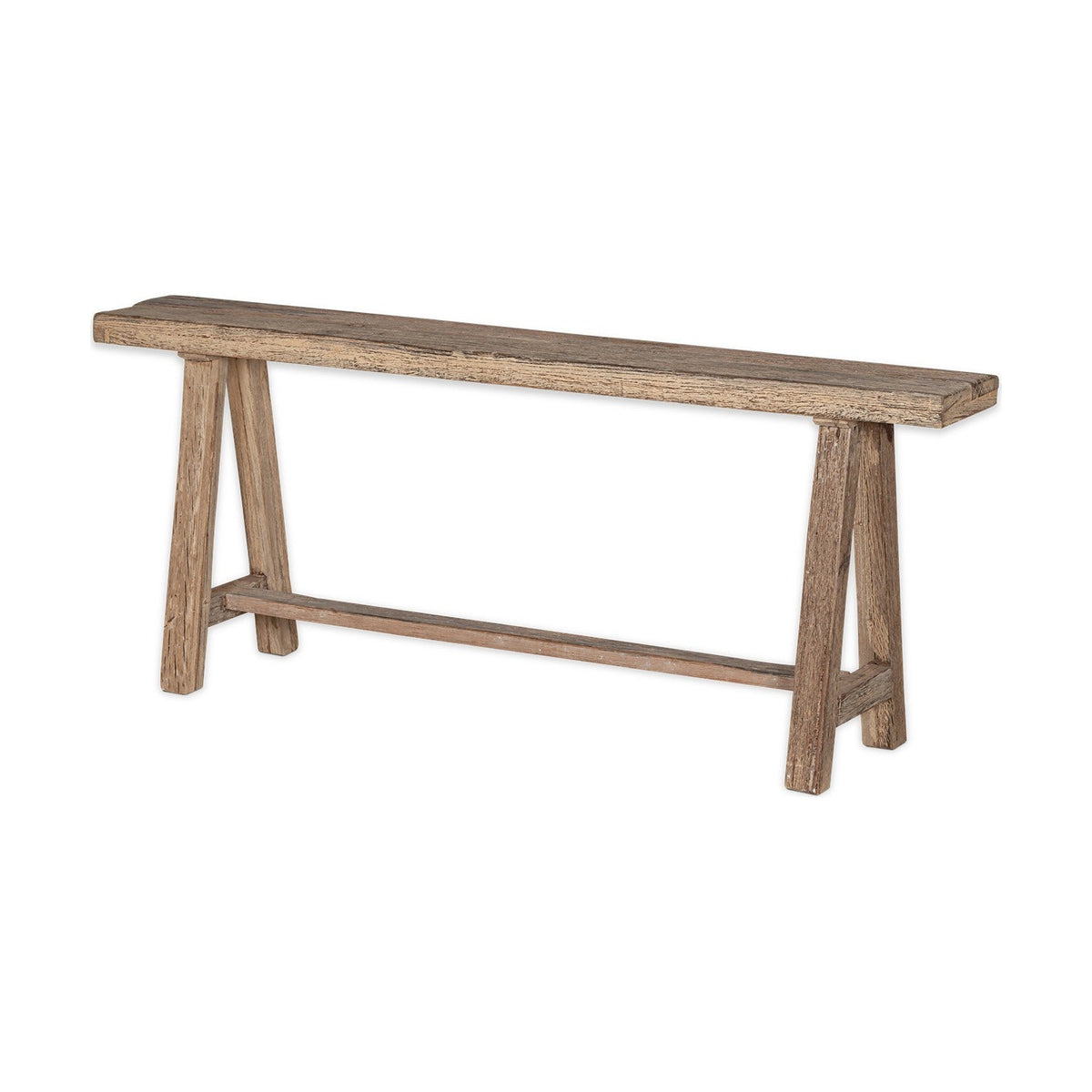 Ibo Reclaimed Wood Long Bench - Natural