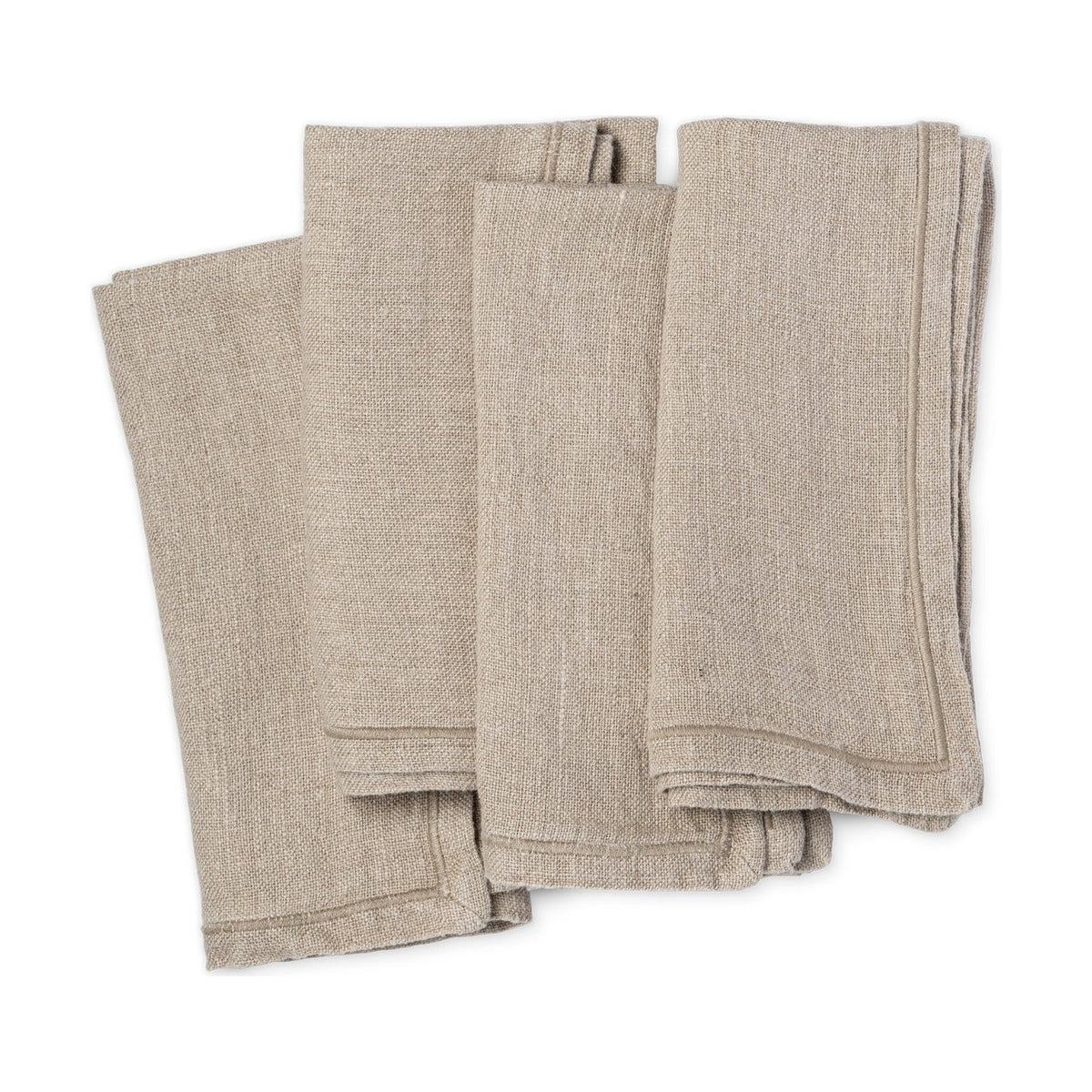 Junto Linen Napkins - Natural - Set of 4