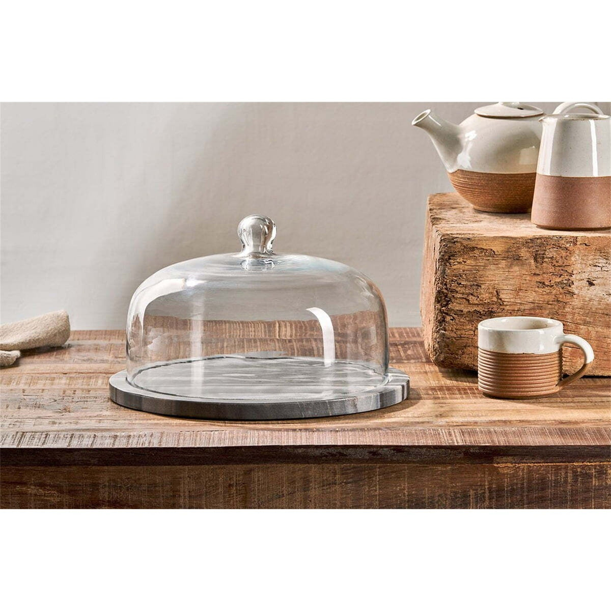 Kallso Marble and Glass Dome - Grey