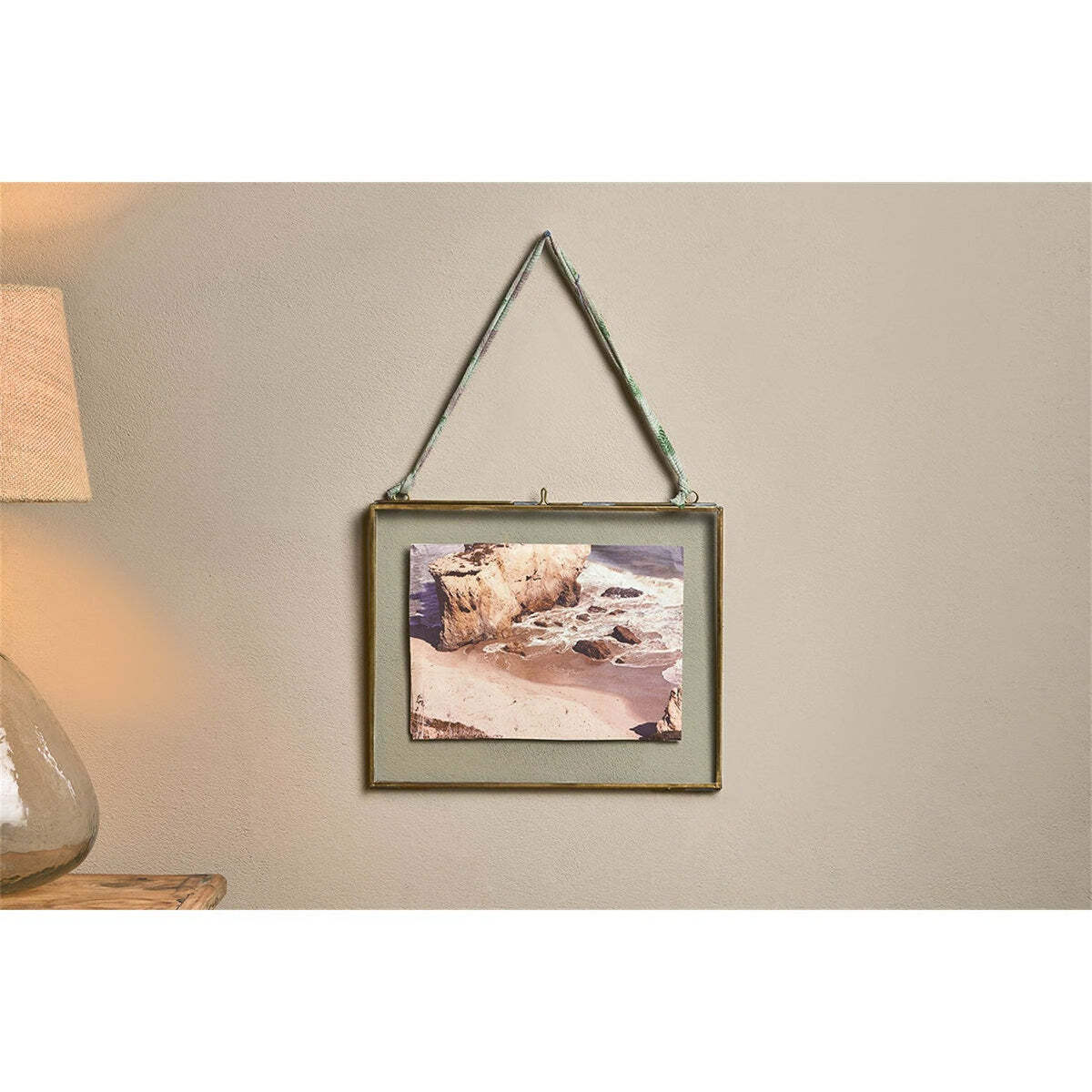 Kiko Extra Large Landscape Photo Frame - Antique Brass