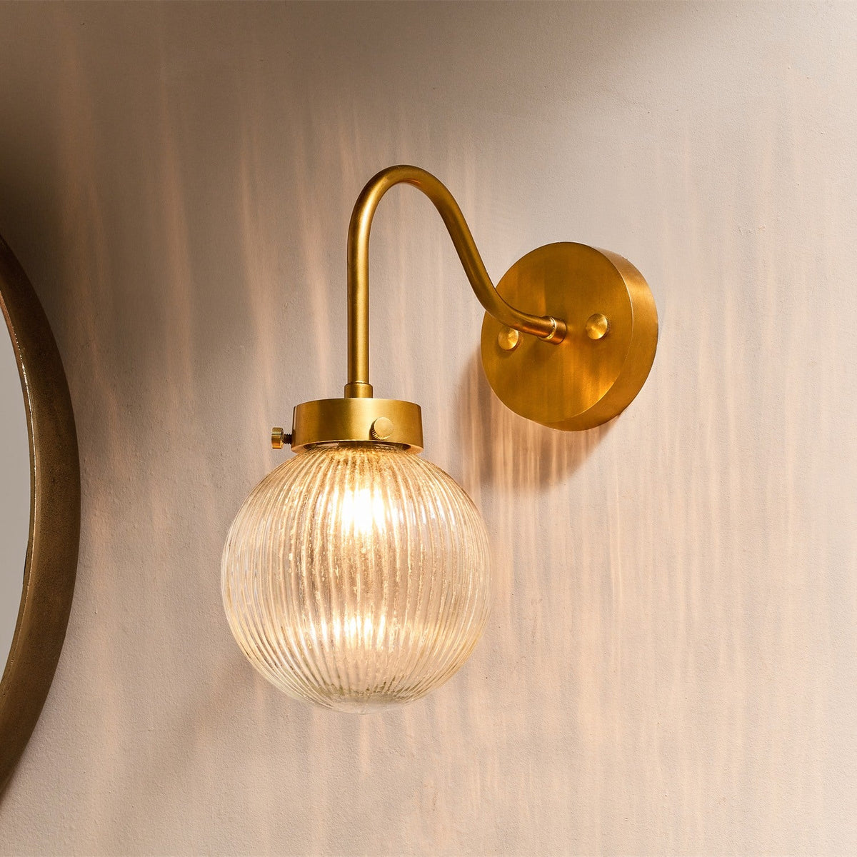 Konnie Bathroom Wall Light - Clear