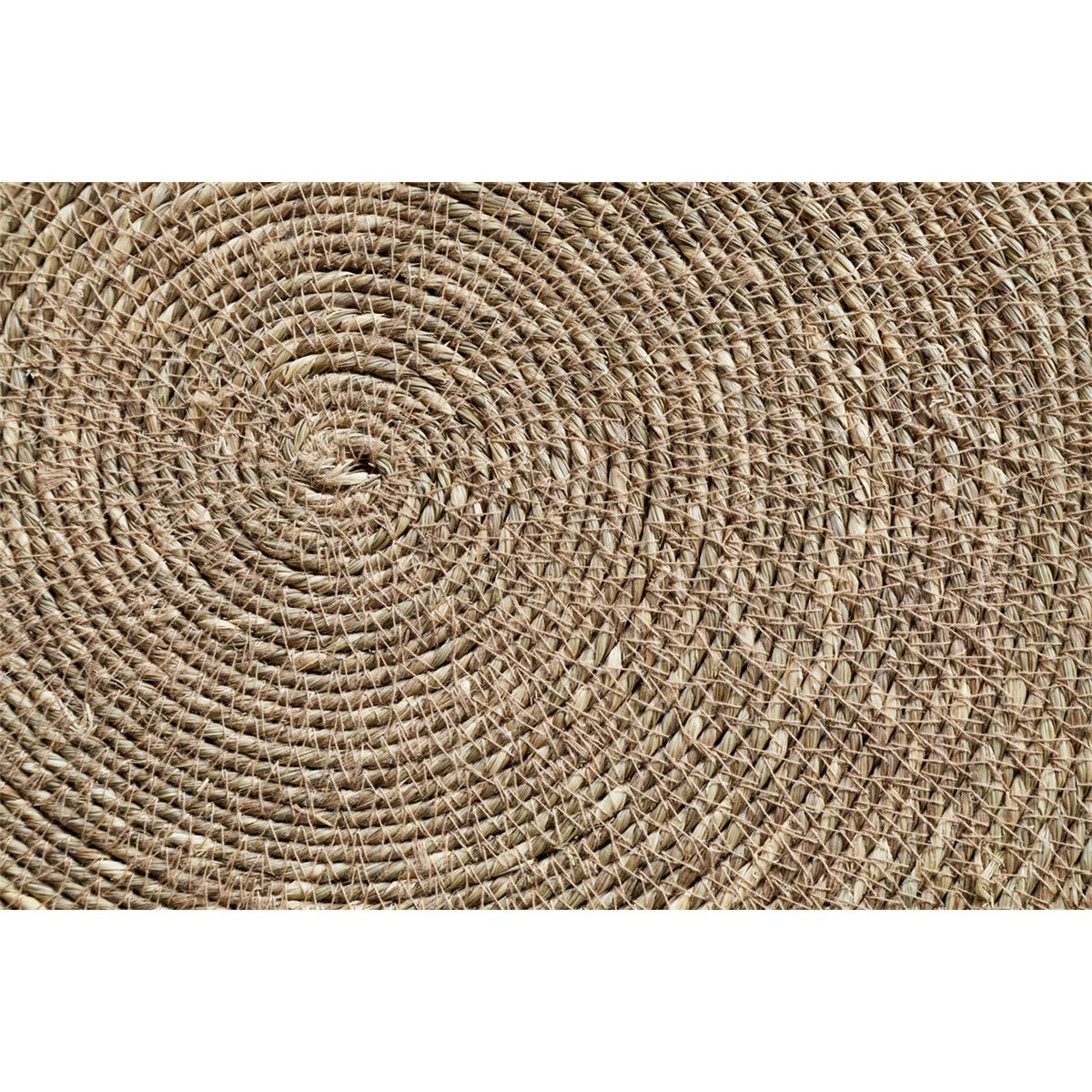 Keso Round Woven Placemats - Brown - Set of 4