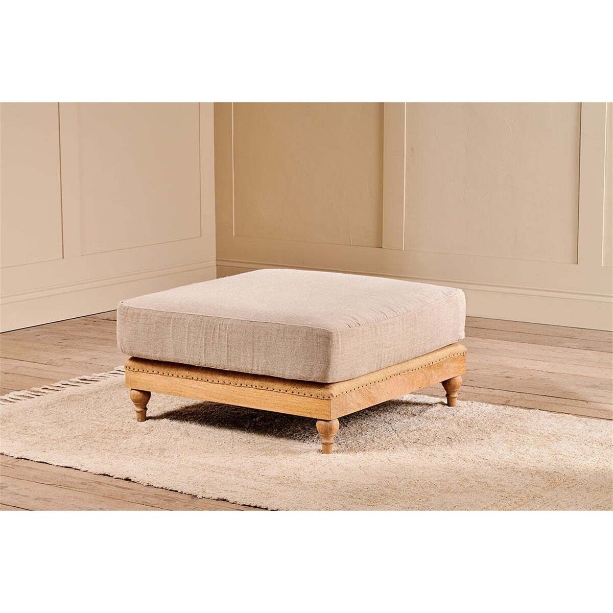 Krissa Footstool Modular Sofa - Natural