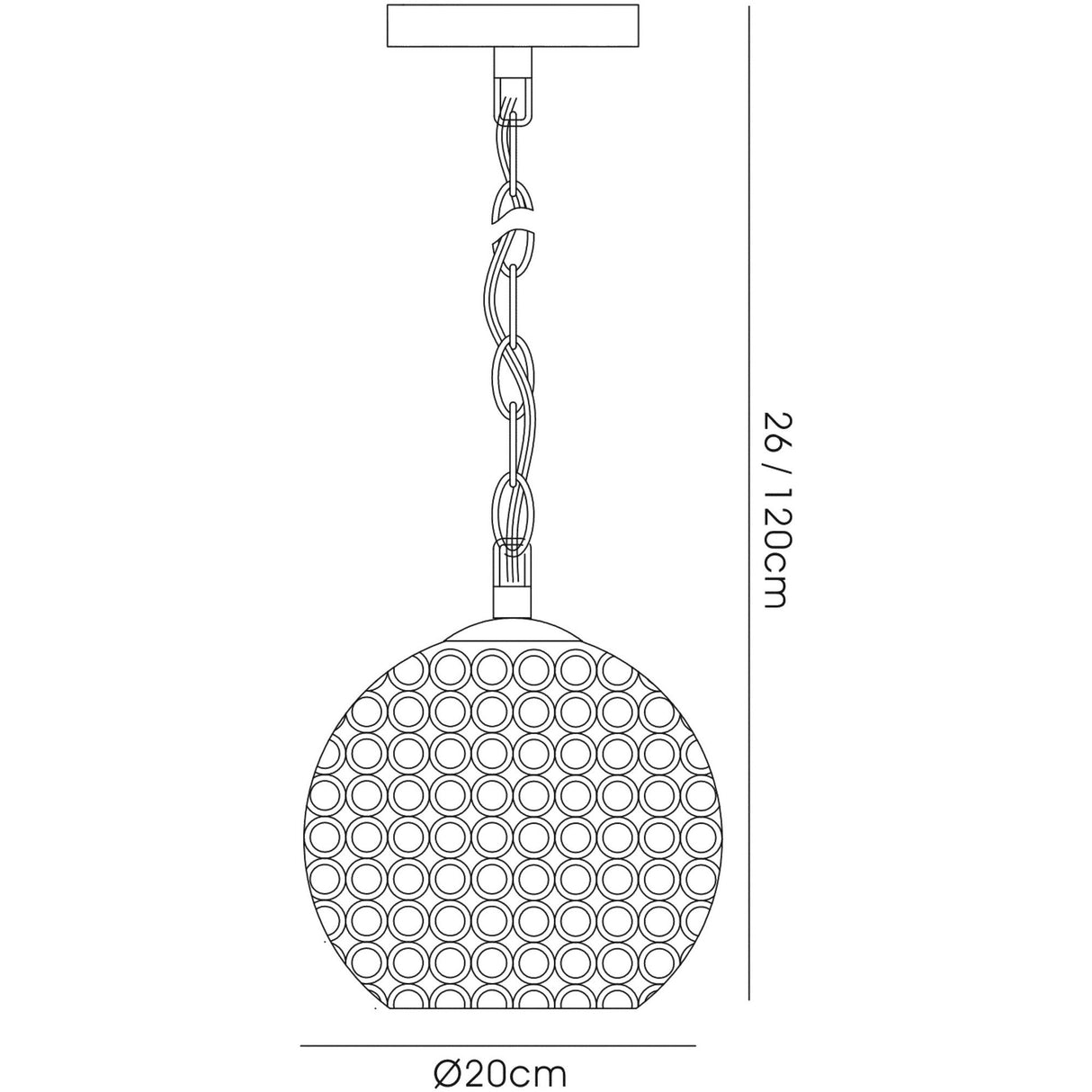 Ava 3 Light Crystal Pendant Light – Polished Chrome