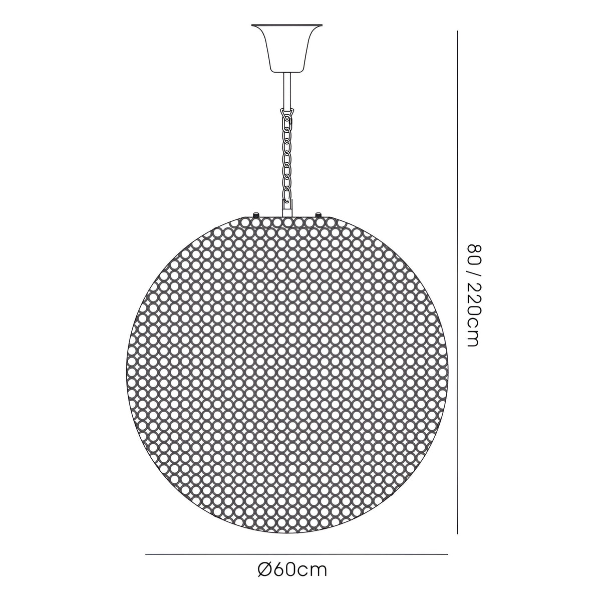 Ava 9 Light Crystal Pendant Light – Polished Chrome