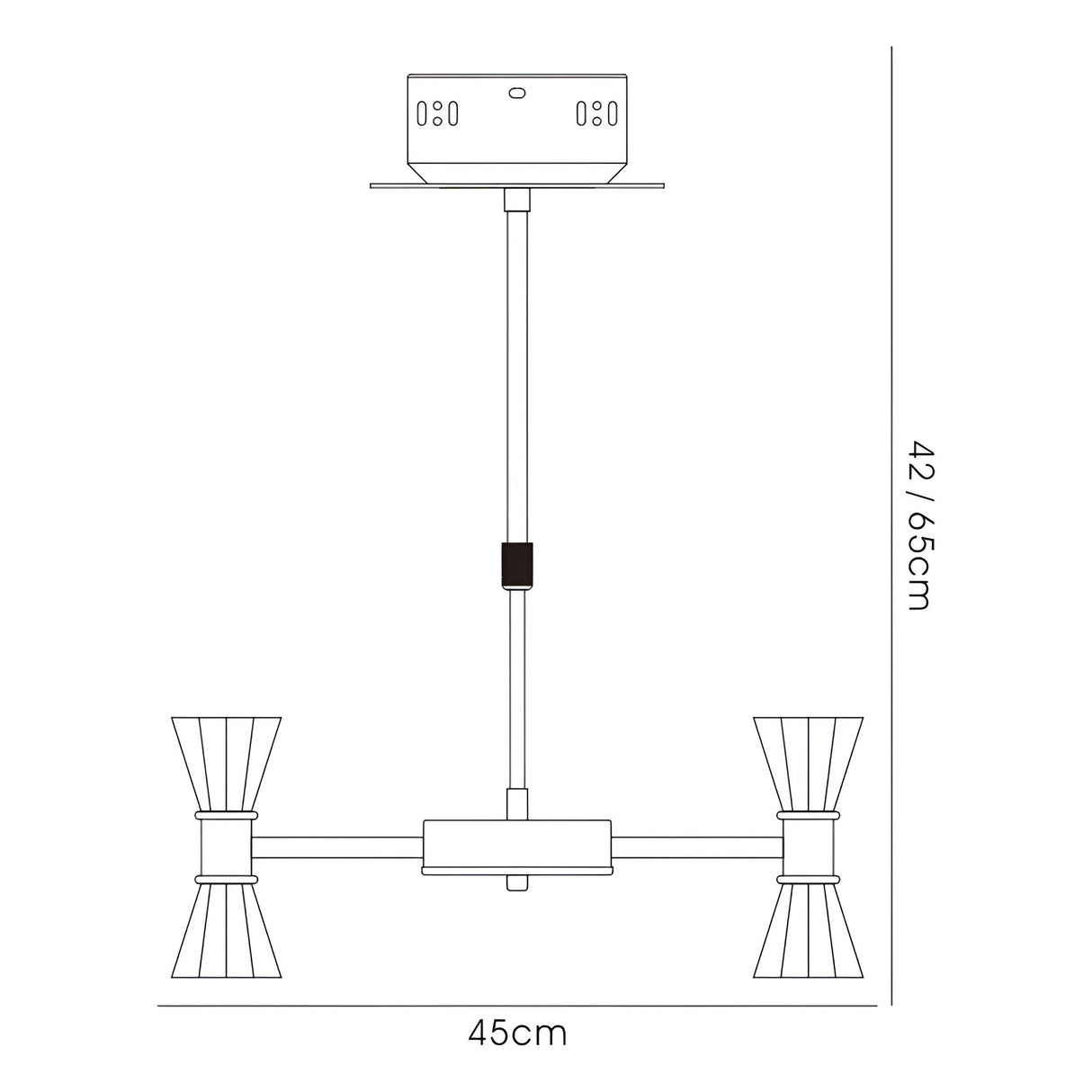Elisa Round 12 Light Semi-Flush Ceiling Light - Polished Chrome