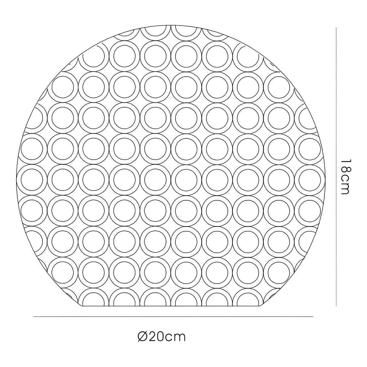 Kudo Crystal Ball Crystal Lampshade - Polished Chrome