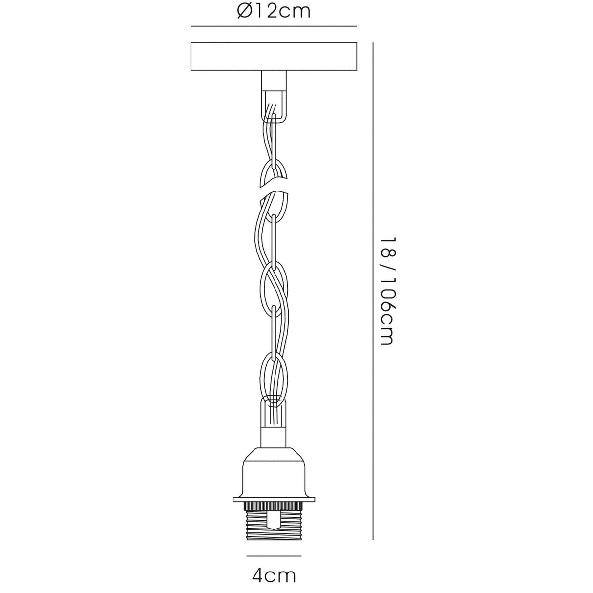 Kudo 12cm 1 Light Pendant Light - Antique Brass