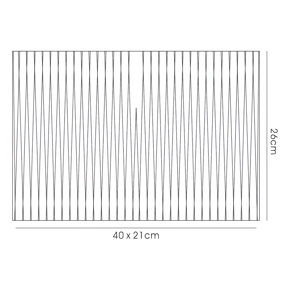 Florence Rectangle Floor Lamp Lampshade - Soft Bronze, 40 x 21 x 26cm