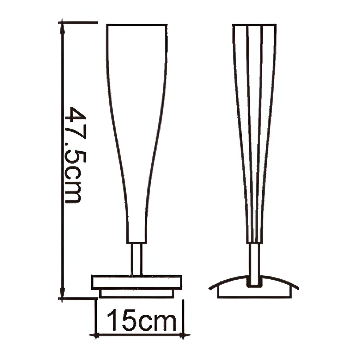 Java 1 Light Large Table Lamp - Satin Nickel