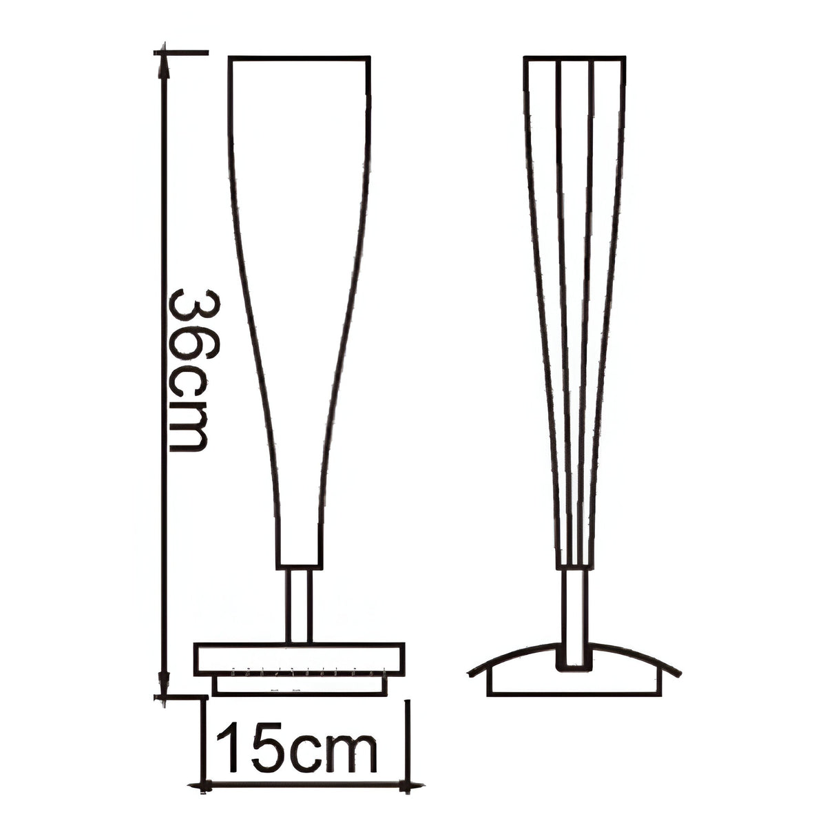Java 1 Light Small Table Lamp - Satin Nickel