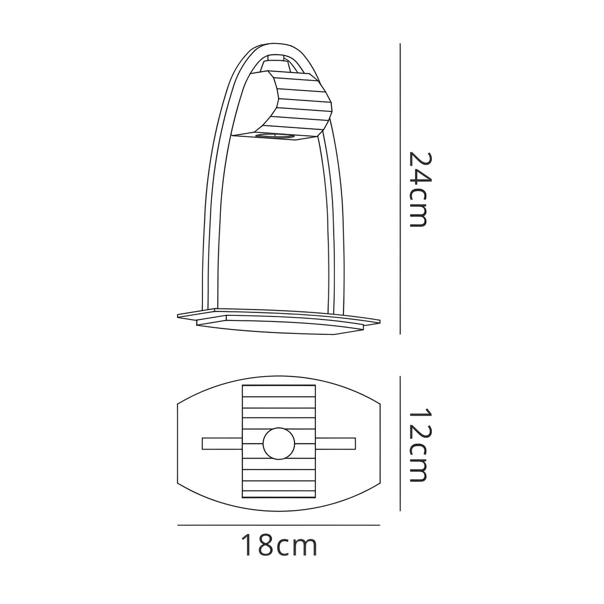 Alfa Large 1 Light Crystal Table Lamp - Antique Brass